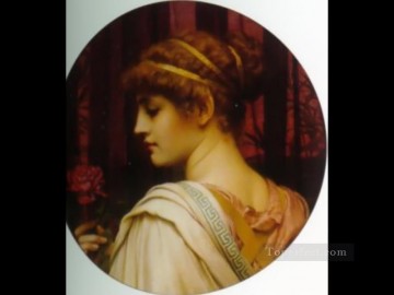 ジョン・ウィリアム・ゴッドワード Painting - クロリス 1902年 新古典主義の女性 ジョン・ウィリアム・ゴッドワード